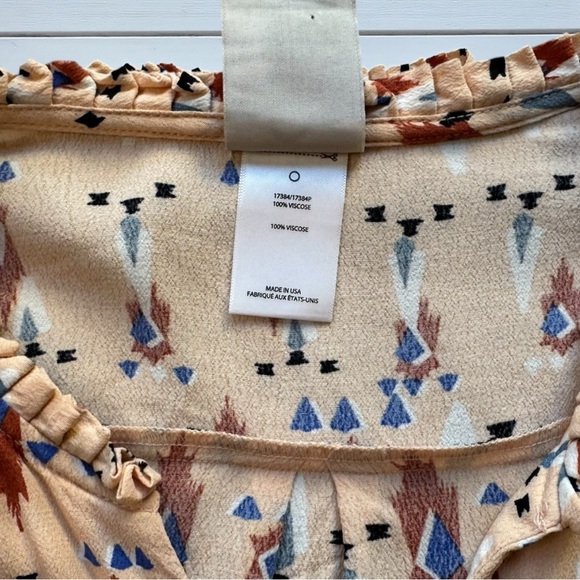 DOLAN Left Coast Collection XS Anthropologie Dress Geometric Print Belted Boho - Picture 12 of 16